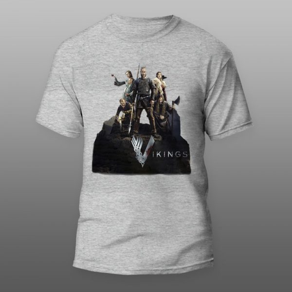 Vikings8 | muška i ženska majica (bela, crna, siva) - Image 3