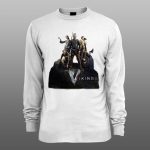 Vikings8 | muški i ženski duks (bela, crna, siva)