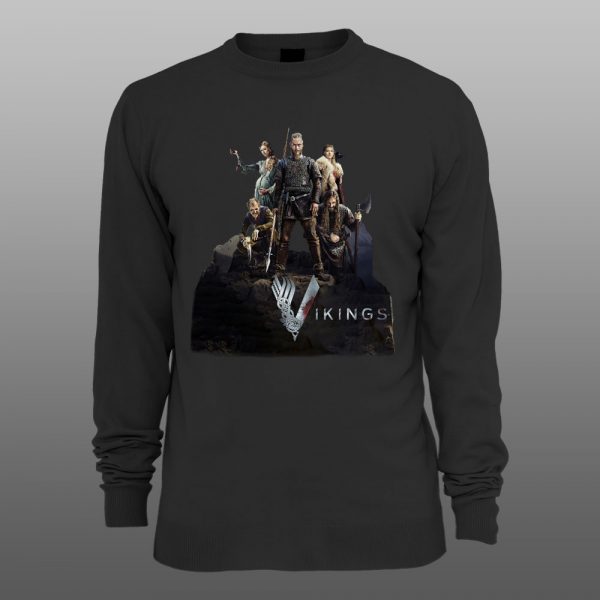 Vikings8 | muški i ženski duks (bela, crna, siva) - Image 2