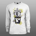 Whiskey diet | muški i ženski duks (bela, crna, siva)