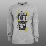 Whiskey diet | muški i ženski duks (bela, crna, siva) - Image 3