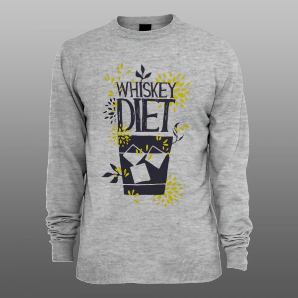 Whiskey diet | muški i ženski duks (bela, crna, siva) - Image 3