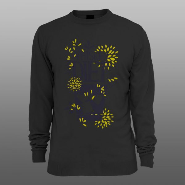 Whiskey diet | muški i ženski duks (bela, crna, siva) - Image 2