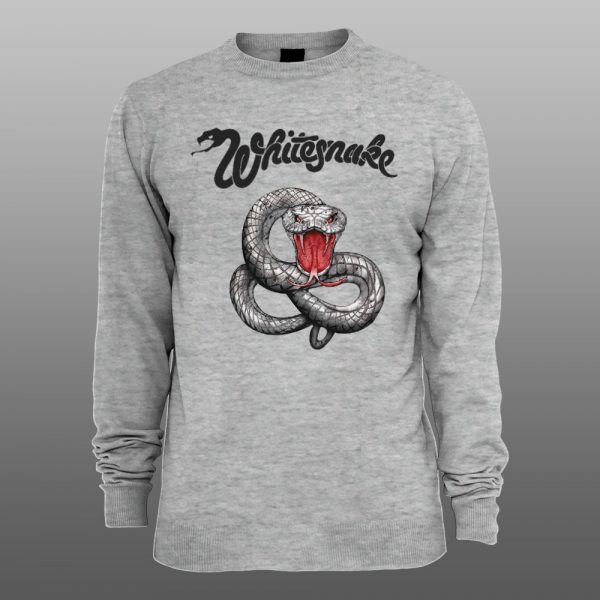 Whitesnake1 | muški i ženski duks (bela, crna, siva) - Image 3