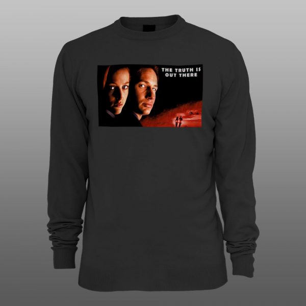 X-Files3 | muški i ženski duks (bela, crna, siva) - Image 2