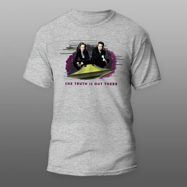 X-Files4 | muška i ženska majica (bela, crna, siva) - Image 3