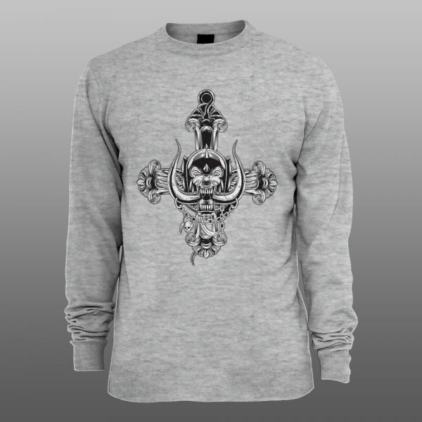 Motorhead | muški i ženski duks (bela, crna, siva) - Image 3