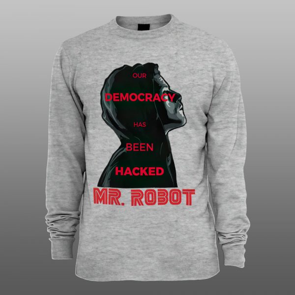 Mr robot11 | muški i ženski duks (bela, crna, siva) - Image 3