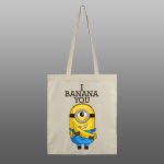 Minions 06 – beli/natur ceger sa štampom - Image 2