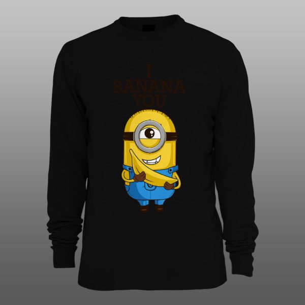 Minions 06 | muški i ženski duks (bela, crna, siva) - Image 2