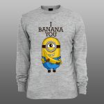 Minions 06 | muški i ženski duks (bela, crna, siva) - Image 3