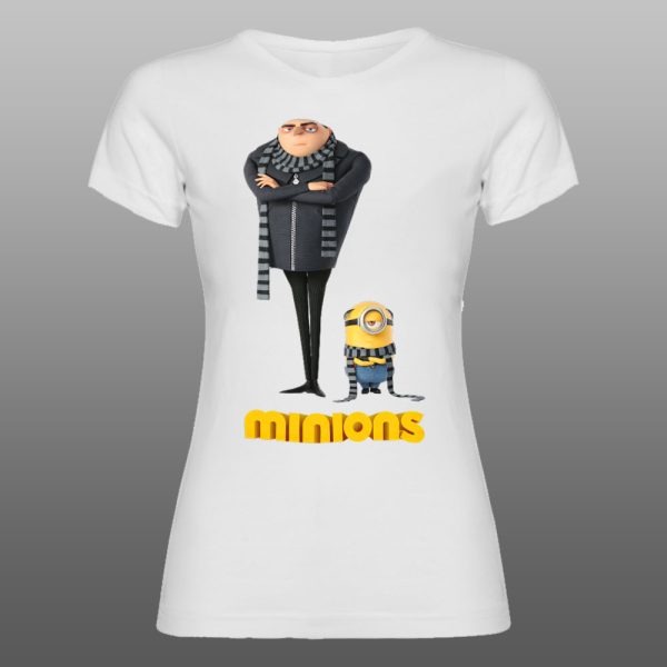 Minions 09 | muška i ženska majica (bela, crna, siva) - Image 4