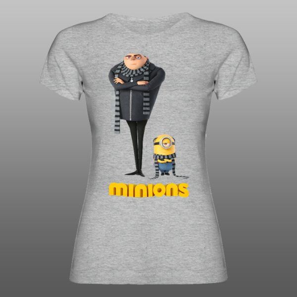 Minions 09 | muška i ženska majica (bela, crna, siva) - Image 6