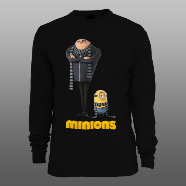 Minions 09 | muški i ženski duks (bela, crna, siva) - Image 2