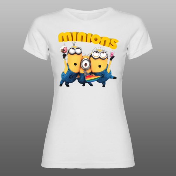Minions 12 | muška i ženska majica (bela, crna, siva) - Image 4