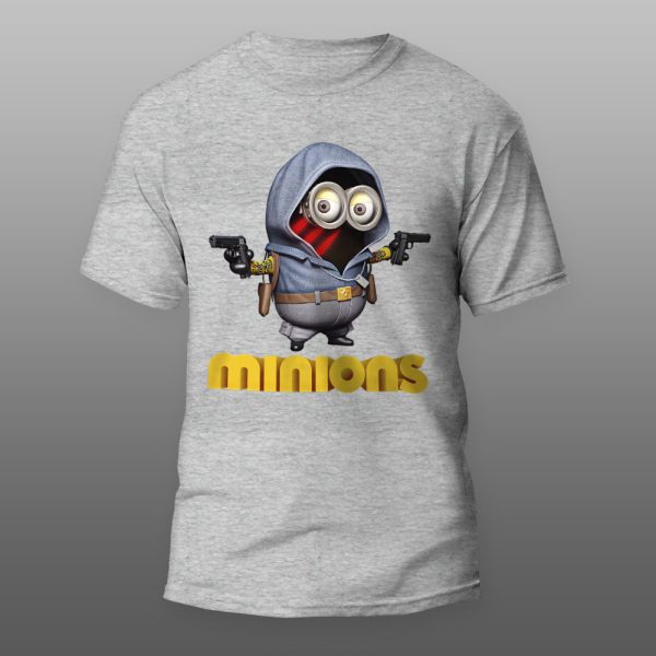 Minions 14 | muška i ženska majica (bela, crna, siva) - Image 3