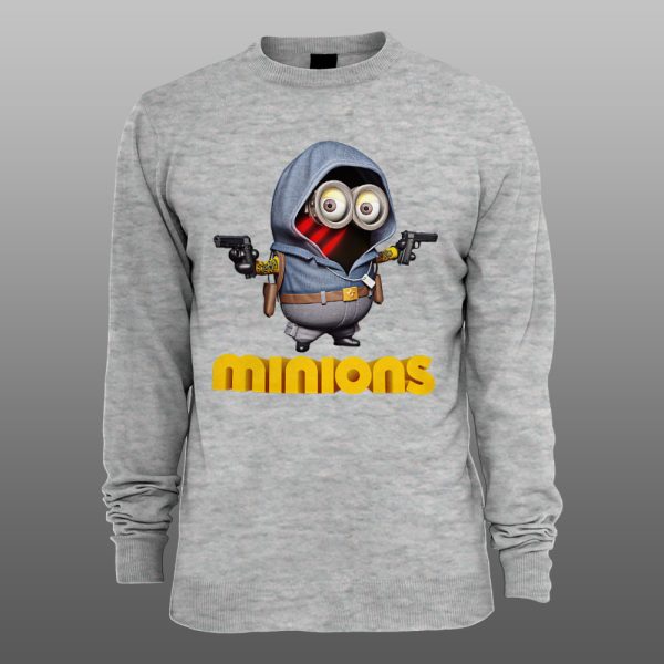 Minions 14 | muški i ženski duks (bela, crna, siva) - Image 3