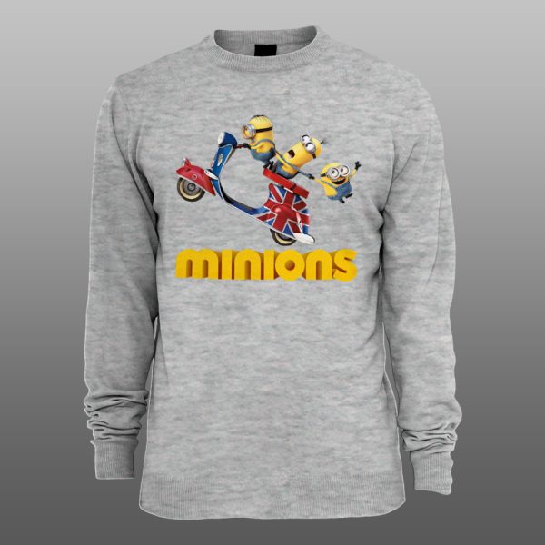 Minions 19 | muški i ženski duks (bela, crna, siva) - Image 3