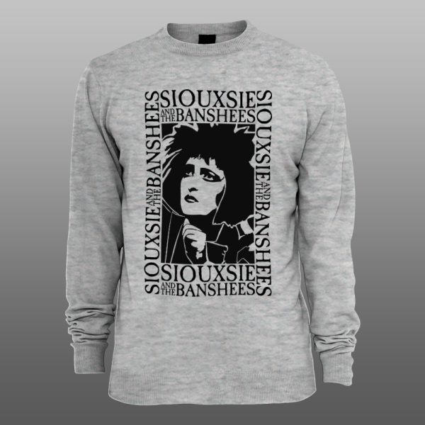 Siouxie and the Banchees 05 |muški i ženski duks (bela, crna, siva) - Image 2