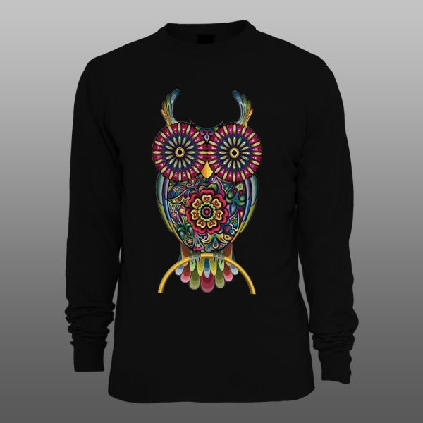 Sova 01 | muški i ženski duks (bela, crna, siva) - Image 2