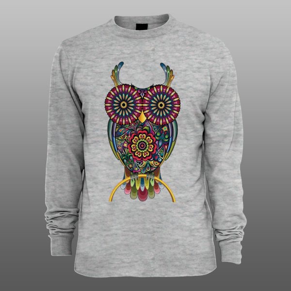 Sova 01 | muški i ženski duks (bela, crna, siva) - Image 3