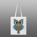 Sova 03 – beli/natur ceger sa štampom