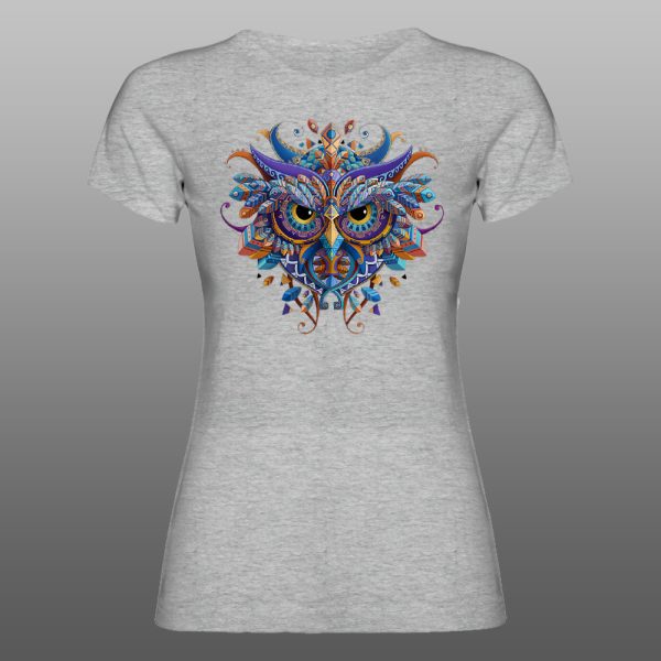 Sova 08 | muška i ženska majica (bela, crna, siva) - Image 6