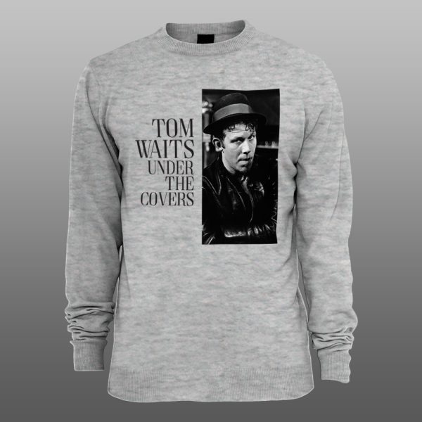 Tom Waits 02 | muški i ženski duks (bela, crna, siva) - Image 3