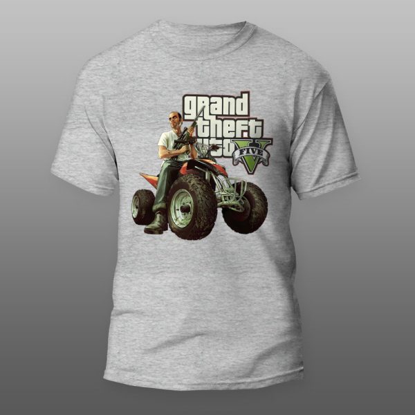 Grand Theft Auto 03 | muška i ženska majica (bela, crna, siva) - Image 3