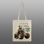 Grand Theft Auto 03 – beli/natur ceger sa štampom - Image 2