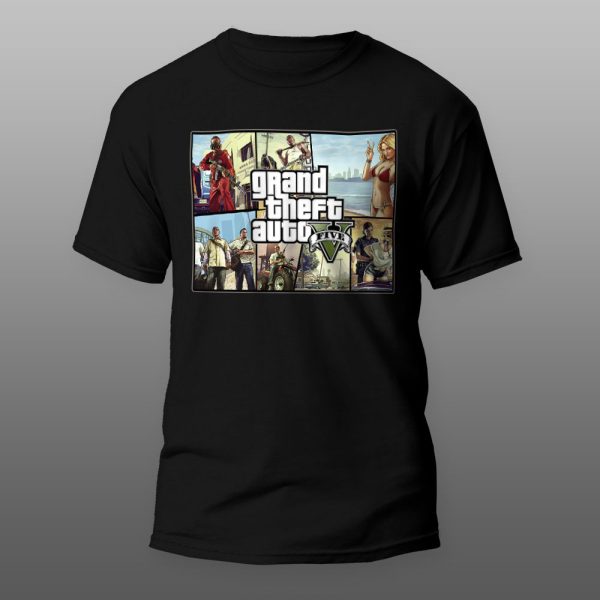 Grand Theft Auto 04 | muška i ženska majica (bela, crna, siva) - Image 2