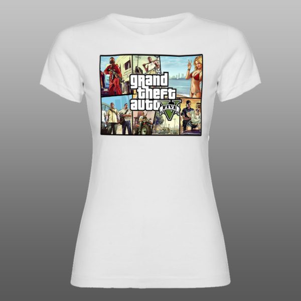 Grand Theft Auto 04 | muška i ženska majica (bela, crna, siva) - Image 4