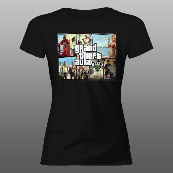 Grand Theft Auto 04 | muška i ženska majica (bela, crna, siva) - Image 6