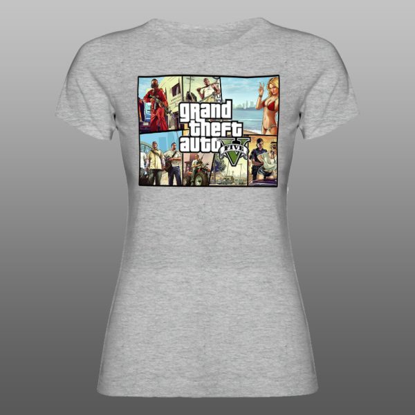 Grand Theft Auto 04 | muška i ženska majica (bela, crna, siva) - Image 5