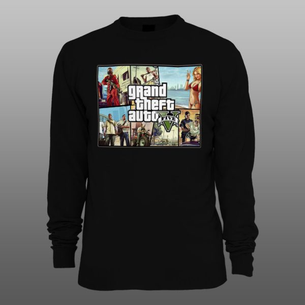 Grand Theft Auto 04 | muški i ženski duks (bela, crna, siva) - Image 2