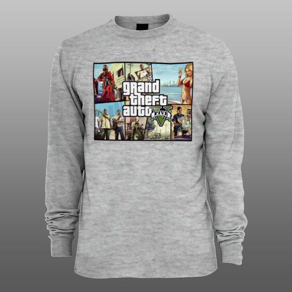 Grand Theft Auto 04 | muški i ženski duks (bela, crna, siva) - Image 3