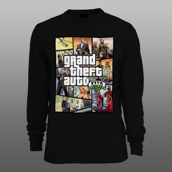 Grand Theft Auto 07 | muški i ženski duks (bela, crna, siva) - Image 2