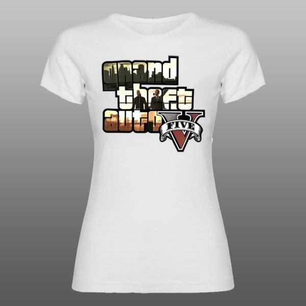 Grand Theft Auto 08 | muška i ženska majica (bela, crna, siva) - Image 4