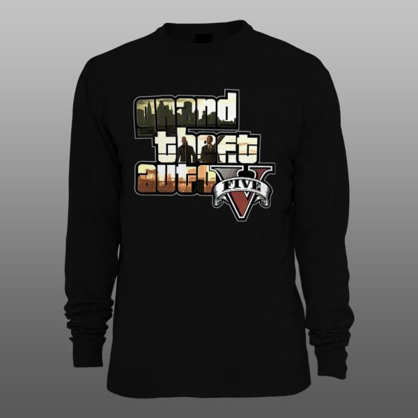 Grand Theft Auto 08 | muški i ženski duks (bela, crna, siva) - Image 2