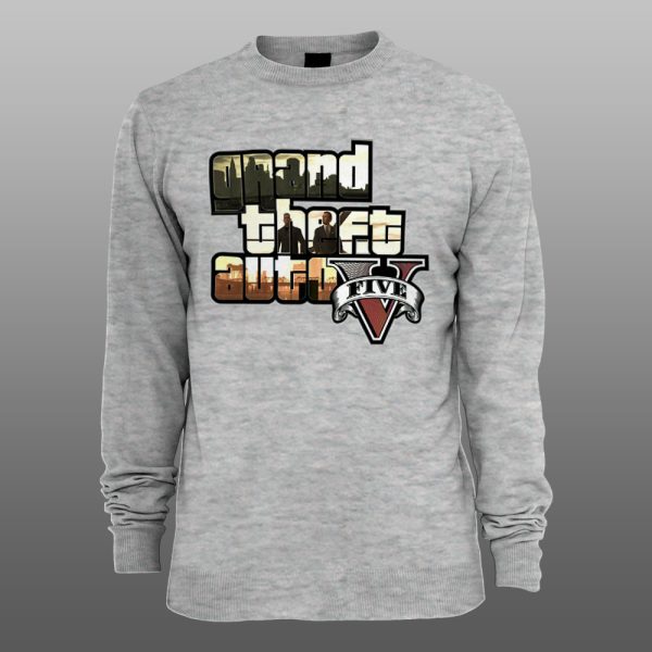 Grand Theft Auto 08 | muški i ženski duks (bela, crna, siva) - Image 3