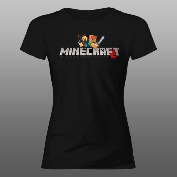 Minecraft 04 | muška i ženska majica (bela, crna, siva) - Image 5