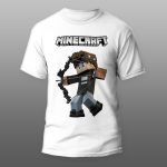 Minecraft 06 | muška i ženska majica (bela, crna, siva)