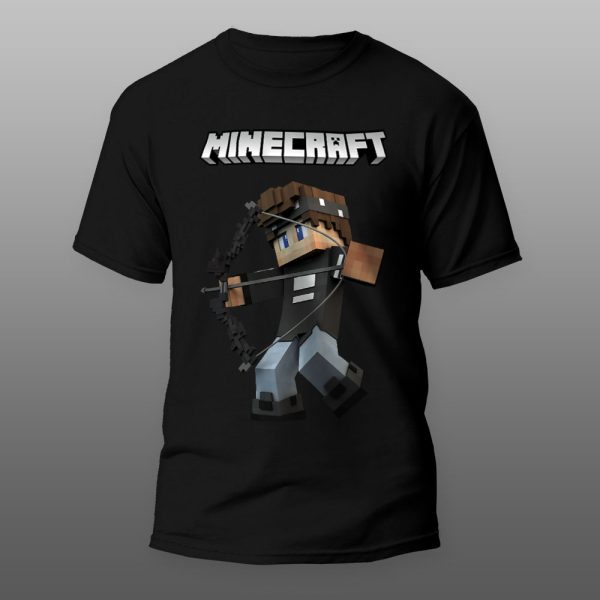 Minecraft 06 | muška i ženska majica (bela, crna, siva) - Image 2