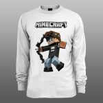 Minecraft 06 | muški i ženski duks (bela, crna, siva)