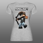 Minecraft 06 | muška i ženska majica (bela, crna, siva) - Image 6