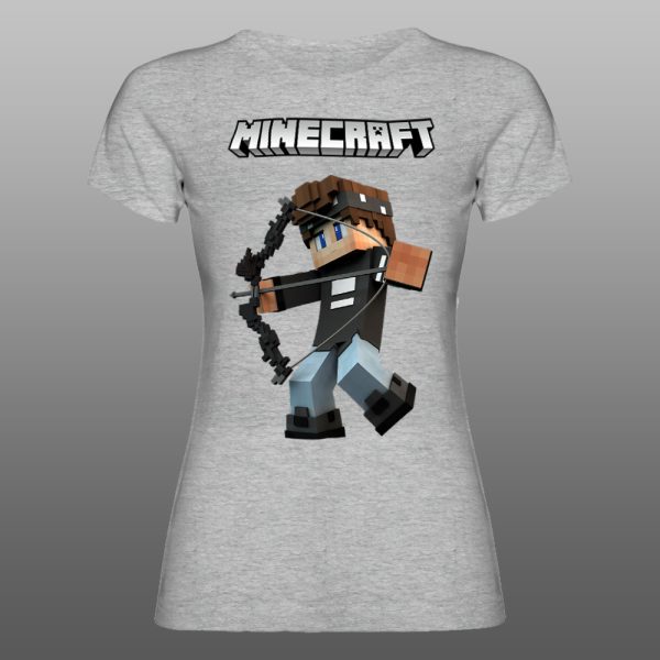 Minecraft 06 | muška i ženska majica (bela, crna, siva) - Image 6