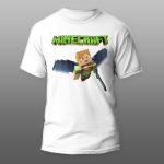Minecraft 09 | muška i ženska majica (bela, crna, siva)