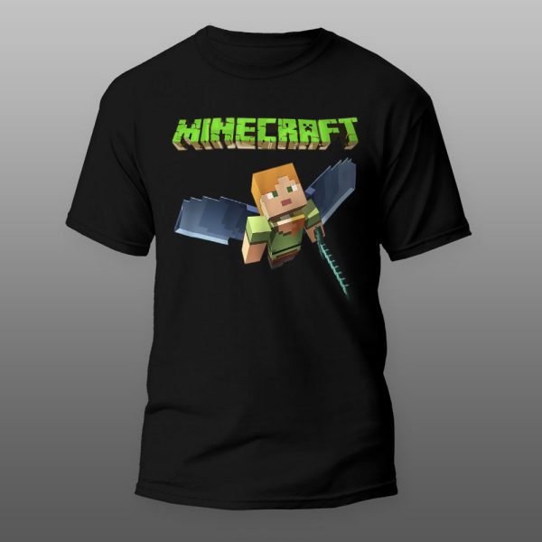 Minecraft 09 | muška i ženska majica (bela, crna, siva) - Image 2