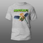 Minecraft 09 | muška i ženska majica (bela, crna, siva) - Image 3
