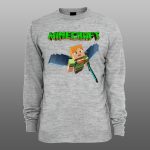 Minecraft 09 | muški i ženski duks (bela, crna, siva) - Image 3